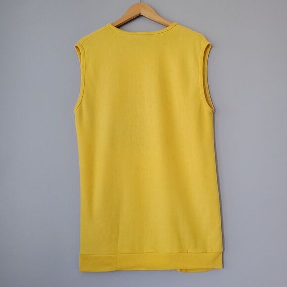 Trade Winds Vintage Yellow Beach Surfing Sleeveless Muscle Shirt Mens Large - Picture 7 of 9